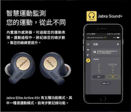 真蓝牙无线耳机Jabra Elite Active 65t评测